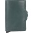  Twinwallet Original Porte-cartes de crédit Porte-monnaie RFID en cuir 6,5 cm Modéle green