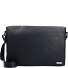  Black Nappa Messenger en cuir 38 cm Modéle black