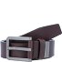  Ceinture basique en cuir Modéle dunkelbraun | 100 cm
