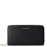  Bologna Leather XL Porte-monnaie zip-around en cuir 19 cm Modéle black