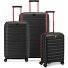  B-Flying Move 4 roulettes Set de valises 3 pièces avec soufflet d'extension Modéle nero fumo