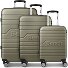  Seattle 4 roues Set de valises 3 pièces Modéle dark-olive