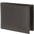  Leather Porte-monnaie Protection RFID Cuir véritable 11 cm Modéle braun-freedom fish
