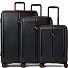  Paris 4 roulettes Set de valises 3 pièces avec soufflet d'extension Modéle black metallic