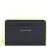  Porte-monnaie 10 cm Modéle night blue/neon yellow