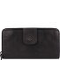  Anchor Love Porte-monnaie Protection RFID Cuir véritable 19 cm Modéle dark ash