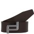 Ceinture Icon en cuir Modéle dunkelbraun | 85 cm