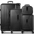  Essentials14 Set de valises à 4 roulettes Beautycase 4pcs avec soufflet extensible Laptopfach Modéle black metallic