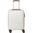  Bali 4 roulettes Trolley de cabine S 55 cm Modéle weiss-cognac