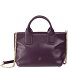  Ibiza Sac à main Cuir véritable 22 cm Modéle deep purple